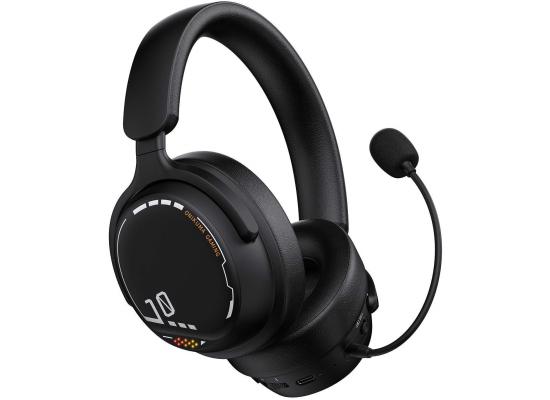 ONIKUMA GT886 Wireless Gaming Headset, Gamer Casque Gamer 3-Mode 2.4G Blue Tooth Headphone for PC PS5 Switch Office - Black